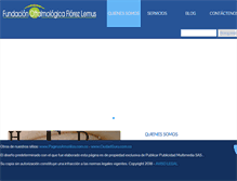 Tablet Screenshot of fundacionflorezlemus.com